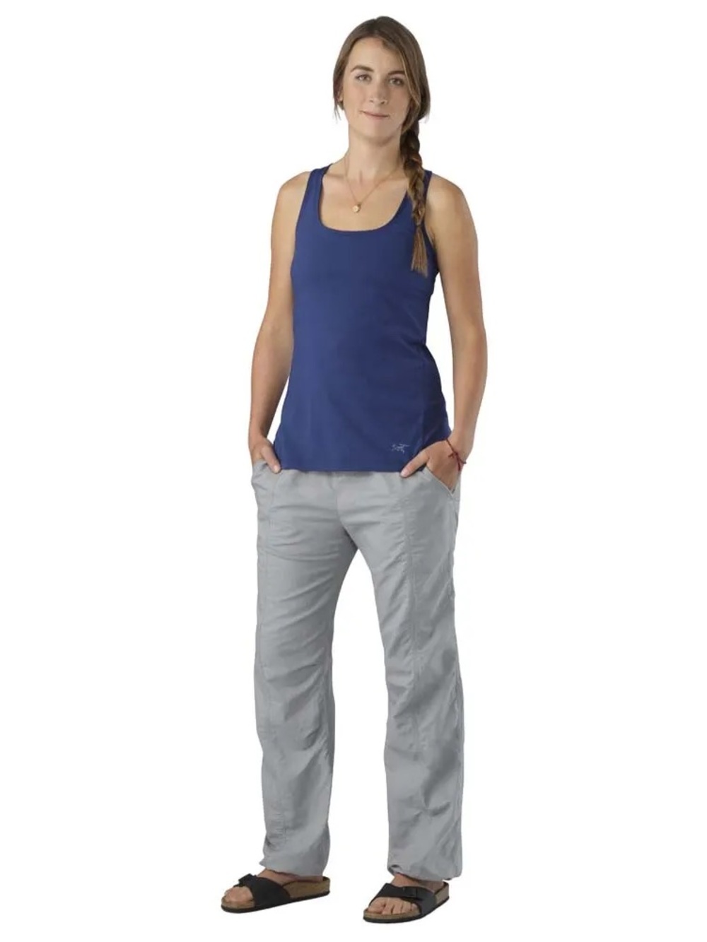Arc’teryx Roxen Pants Linen Cotton Grey Blue Outdoor Climbing